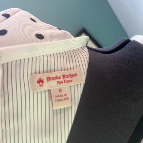 Lovely Brooks Brothers Dress sz 6 worn once perfect condition Red Fleece Collect - Picture 5 of 5